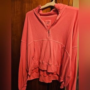 Aerie bright pink sweatshirt